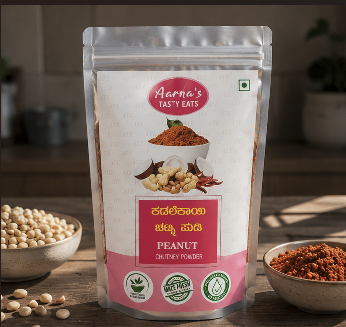 Peanut Chutney Powder (Kadlekayi Chutney Pudi)