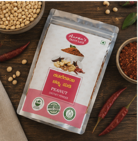 Peanut Chutney Powder (Kadlekayi Chutney Pudi)