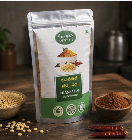 Channa Dal Chutney Powder (Kadalebele Chutney Pudi)