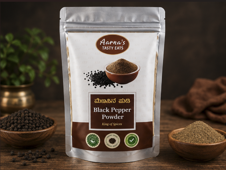 Black Pepper Powder (Menasina Pudi)
