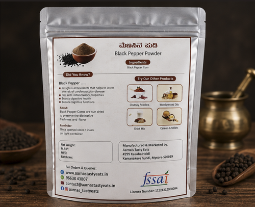 Black Pepper Powder (Menasina Pudi)
