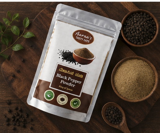 Black Pepper Powder (Menasina Pudi)